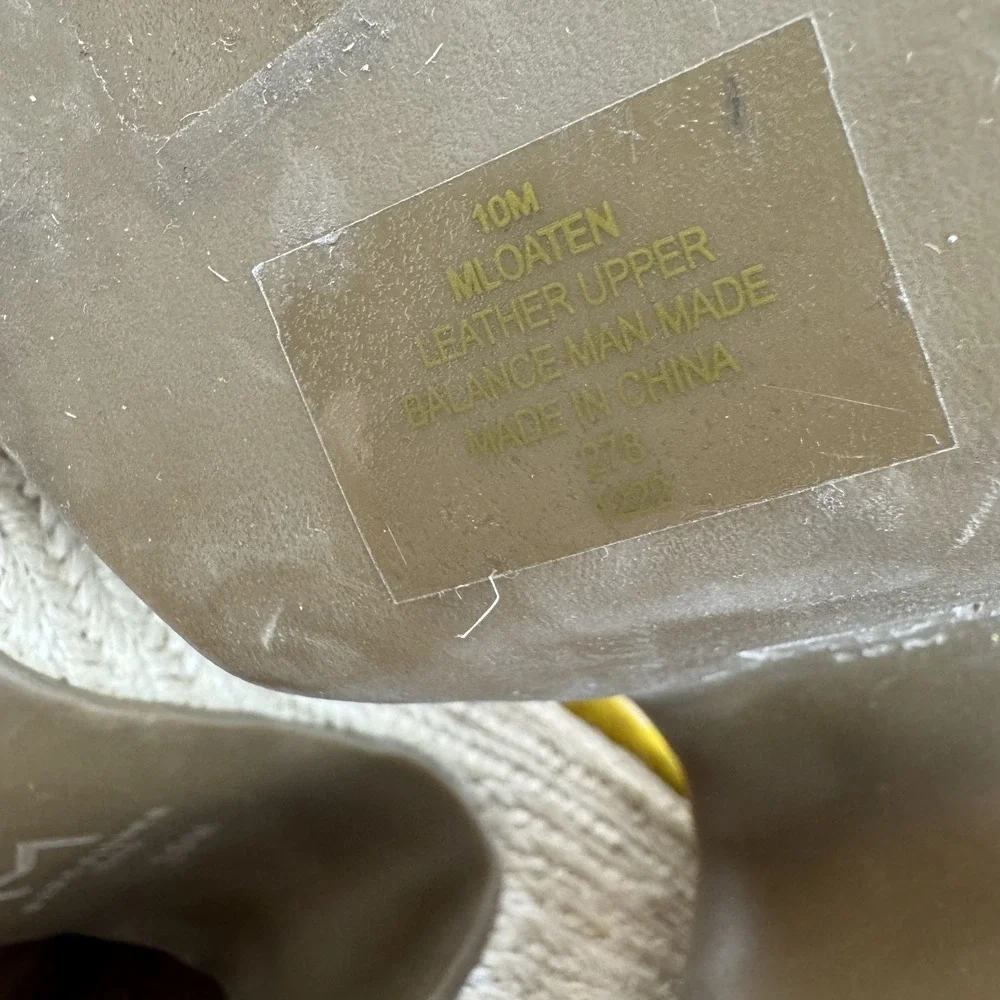 Womens Marc Fisher Oaten Gold Suede Platform Espadrille Sandals Heels Size 10‎ M